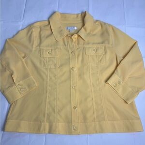 Christopher & Banks Yellow Blouse